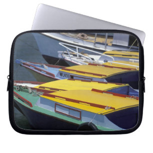 Fiji, Viti Levu, Lautoka, Kleine Boote im Hafen vo Laptopschutzhülle