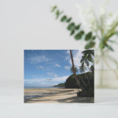 Fijian Beach Postcard Postkarte (Stehend Vorderseite)