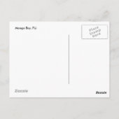 Fijian Beach Postcard Postkarte (Rückseite)