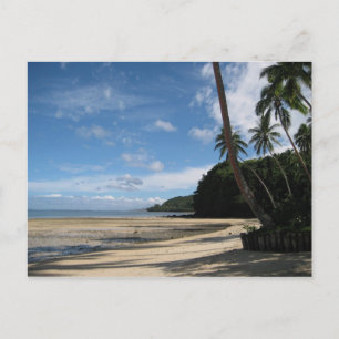Fijian Beach Postcard Postkarte