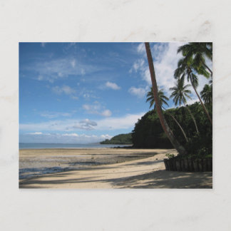 Fijian Beach Postcard Postkarte