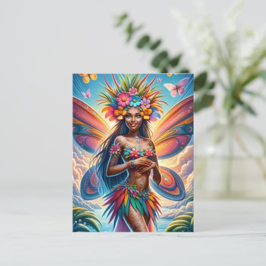 Fijian Fairy Postkarte (Stehend Vorderseite)