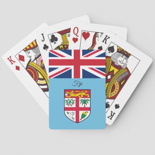 Fijian Flag Games, Fidschi Spielkarten (Rückseite)