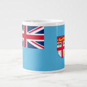 Fijian-Flagge Jumbo-Tasse (Vorderseite)