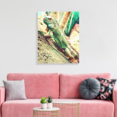 Fijian Iguana-Eidechsenreptil Leinwanddruck (Insitu (Wohnzimmer))