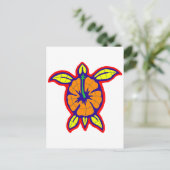 FIJIAN SEA TURTLE POSTKARTE (Stehend Vorderseite)