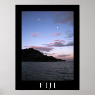 Fijian Sunset Poster