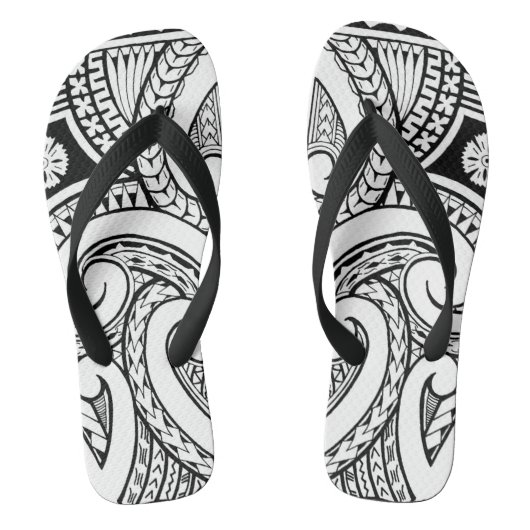 FijianxMaori Flip Flops Badesandalen (Fußbett)