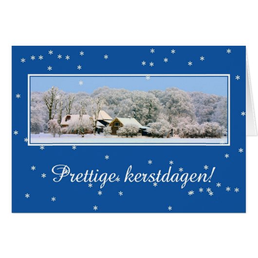 Fijne kerstdagen - Dutch Christmas (Vorderseite (Horizontal))