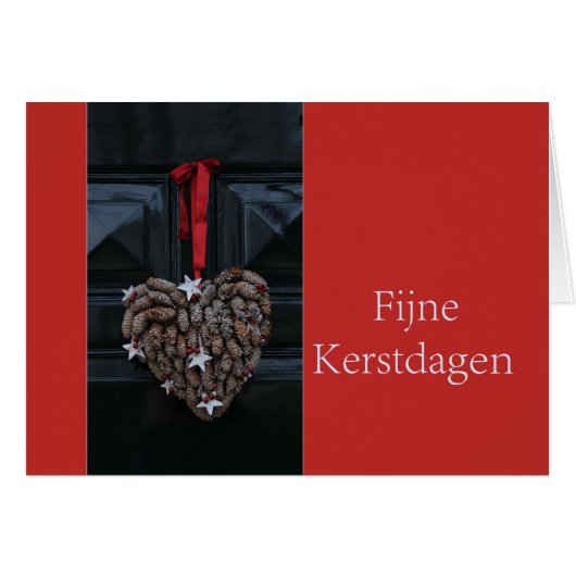 Fijne kerstdagen - Dutch Christmas (Vorderseite (Horizontal))