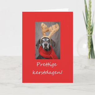 Fijne kerstdagen - Dutch Christmas Feiertagskarte