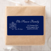 Fijne kerstdagen Holiday Address Label (Insitu)