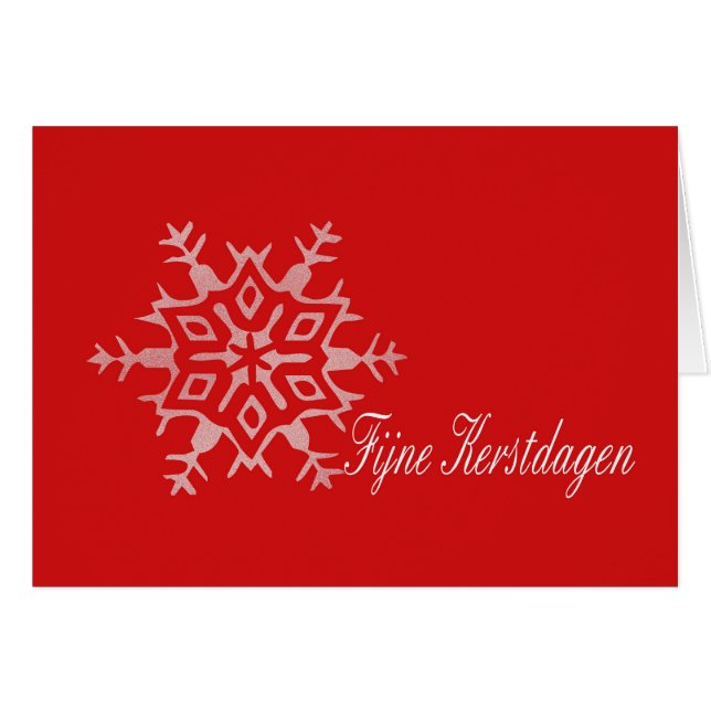 Fijne kerstdagen - Niederländische Weihnachtszeit (Vorderseite (Horizontal))