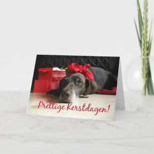 Fijne kerstdagen - niederländisches Weihnachten