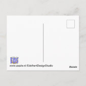 Fijne Kerstdagen Octopus Briefkaart Postkarte (Rückseite)