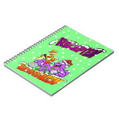 Fijne Kerstdagen Octopus Kok Recepten Notitieboek Notizblock (Linke Seite)