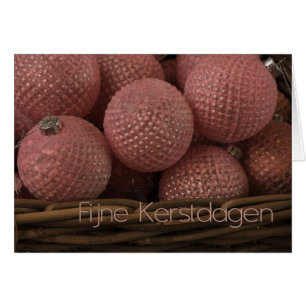 Fijne Kerstdagen Weihnachtsschmuck