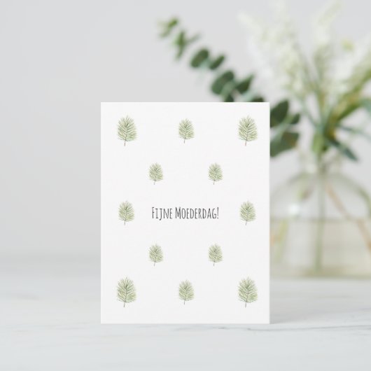 Fijne Moederdag Lieve Mama Moeder Kaart Postkarte (Stehend Vorderseite)
