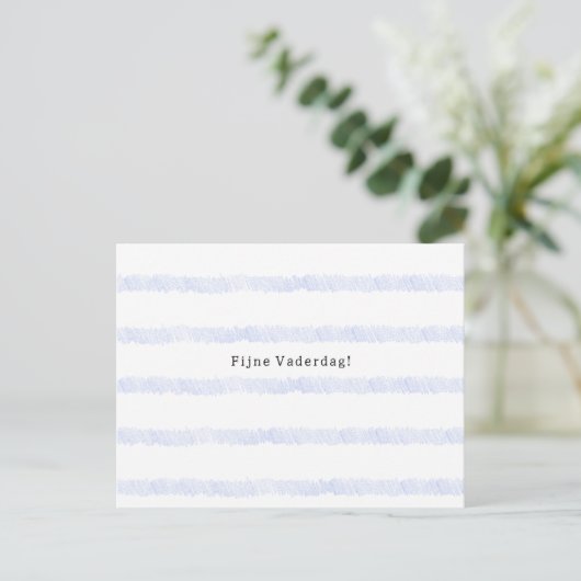 Fijne Vaderdag Lieve Papa Vader Kaart Postkarte (Stehend Vorderseite)
