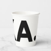 Fika Bold Pappbecher (Rückseite)