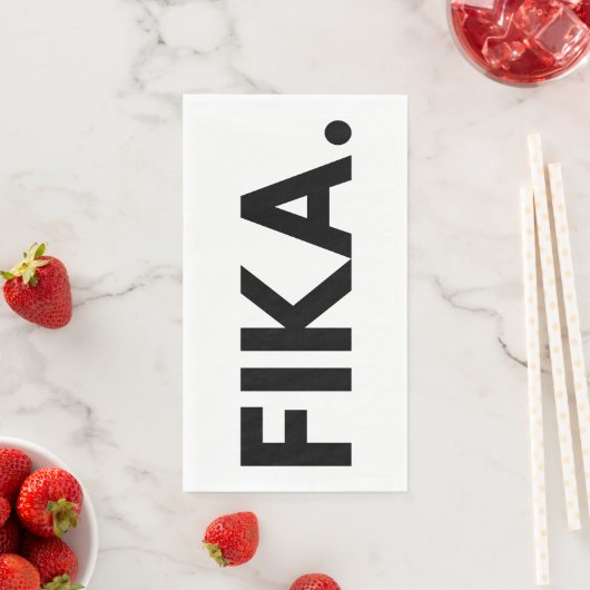 Fika Bold Serviette (Beispiel)
