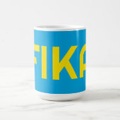 FIKA Bold Yellow and Blue Kaffeetasse (Mittel)