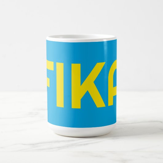 FIKA Bold Yellow and Blue Kaffeetasse (Mittel)