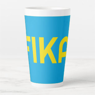 FIKA Bold Yellow and Blue Milchtasse