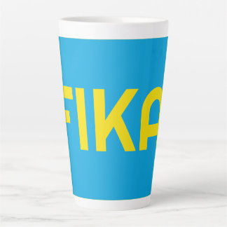 FIKA Bold Yellow and Blue Milchtasse
