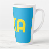 FIKA Bold Yellow and Blue Milchtasse (Rechts)