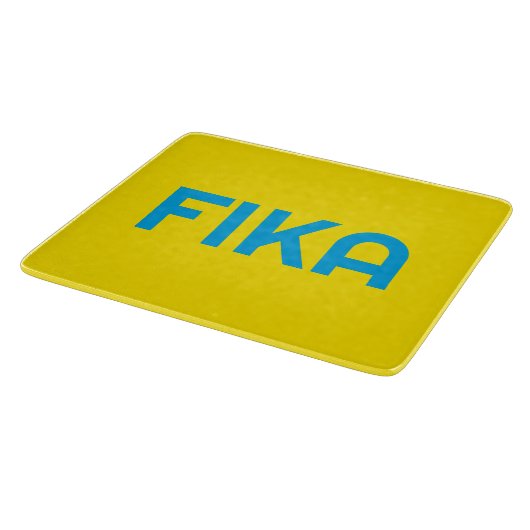 FIKA Bold Yellow and Blue Schneidebrett (Ecke)