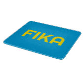 FIKA Bold Yellow and Blue Schneidebrett (Ecke)