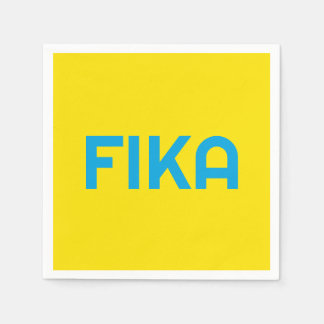 FIKA Bold Yellow and Blue Serviette