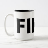 Fika Bold Zwei-Töne-Kaffee-Tasse Zweifarbige Tasse (Links)