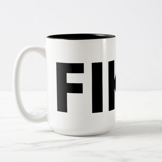 Fika Bold Zwei-Töne-Kaffee-Tasse Zweifarbige Tasse (Links)