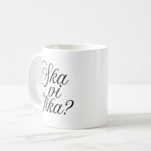 Fika Coffee Break Kaffeetasse (Vorderseite Links)