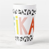 Fika Colors Black Milchtasse (Vorderseite)