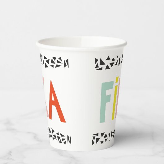 Fika Colors Black Pappbecher (Links)