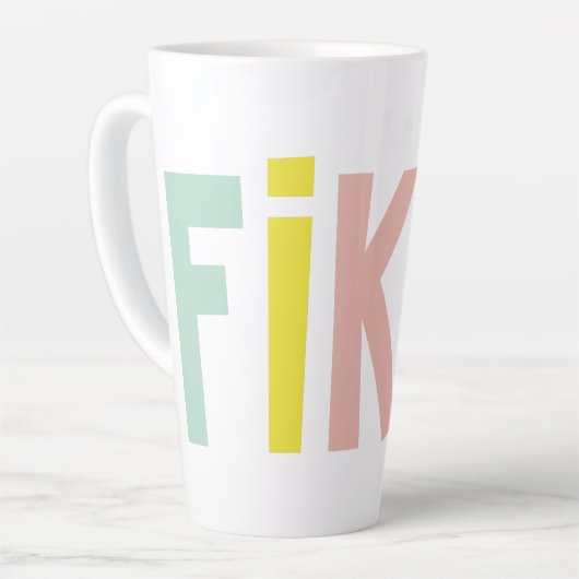 Fika Colors Latte Tasse (Linke Ecke)