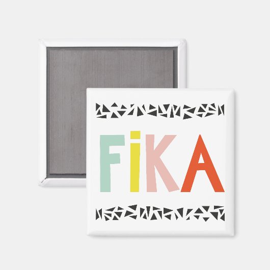Fika Colors Magnet (Vorderseite/Rückseite)