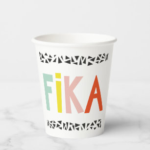 Fika Colors Paper Cups Pappbecher
