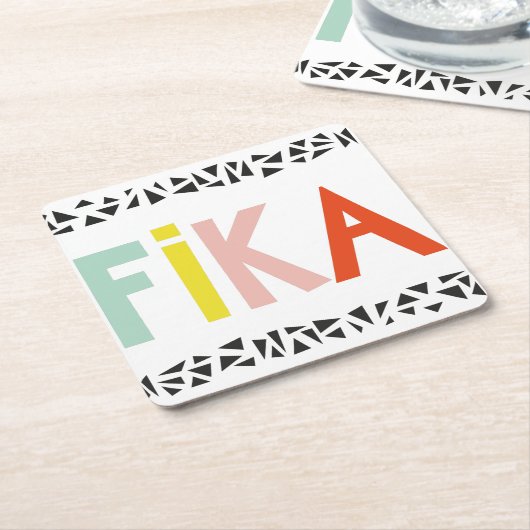 Fika Colors Paper Untersetzer (angewinkelt)