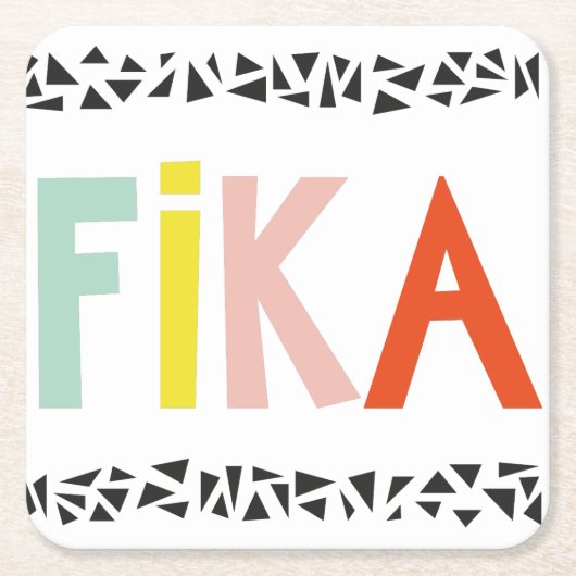 Fika Colors Paper Untersetzer (Vorderseite)