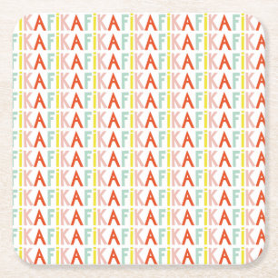 Fika Colors Paper Untersetzer
