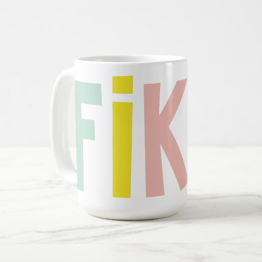 Fika Colors Tasse (Vorderseite Links)