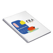 Fika Déco-Notebook Notizblock (Rechte Seite)