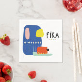 Fika Déco Paper Napkin Serviette (Beispiel)