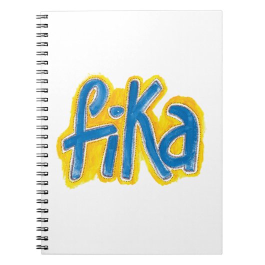 Fika Dots-Notebook Notizblock (Vorderseite)