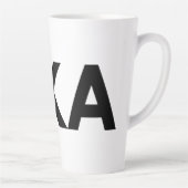 FIKA Fett Schwarz-Weiß-Latte-Tasse Milchtasse (Rechts)