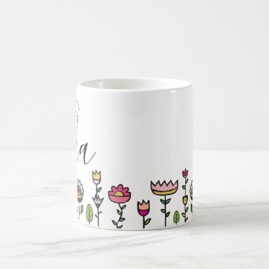 Fika im glücklichen Garten Kaffeetasse (Mittel)